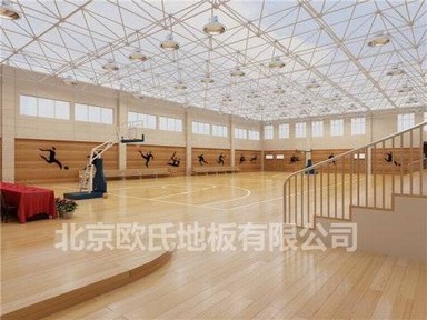 體育籃球館運動木地板施工注意事項